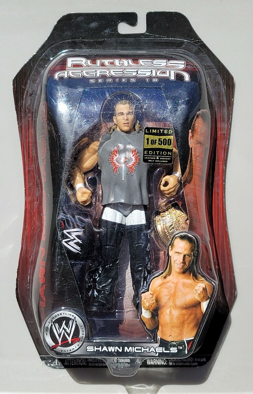 WWE Elite Shawn Michaels Ruthless Aggression 6 Action Figure Walmart Exclusive WWE Elite Shawn Michaels Ruthless Aggression 6 Action Figure Walmart Exclusive