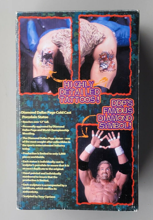 1999 WCW Creative Licenses Diamond Dallas Page Cold Cast Porcelain Sculpture