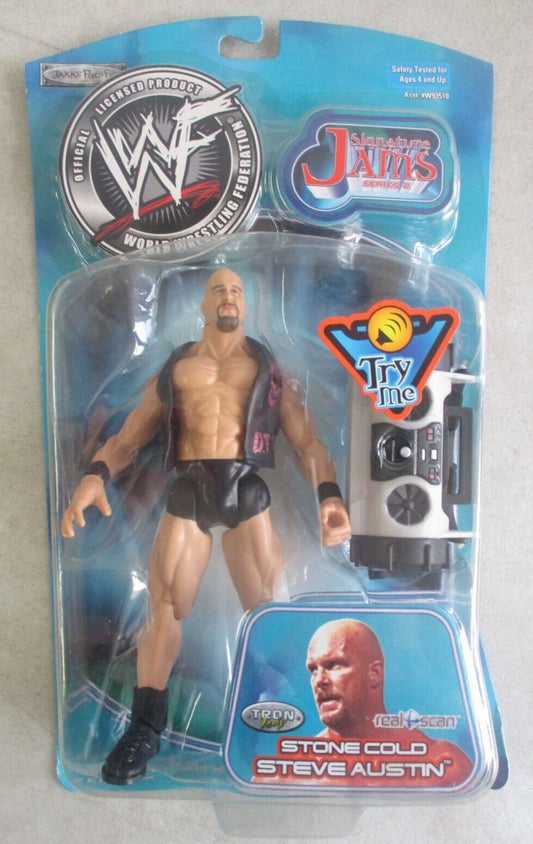 2001 WWF Jakks Pacific Titantron Live Signature Jams Series 2 Stone Cold Steve Austin