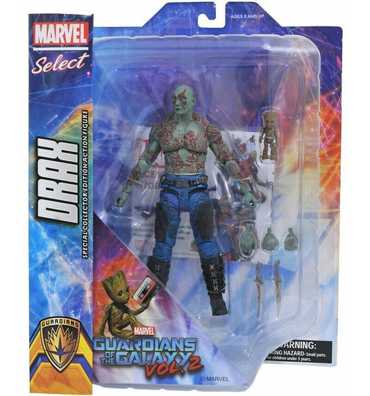 2017 Diamond Select Toys Guardians of the Galaxy Vol. 2 Marvel Select Drax & Baby Groot