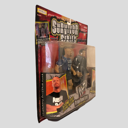2000 WWF Jakks Pacific Titantron Live Double Slam Series 1: Stone Cold Steve Austin & Shane McMahon
