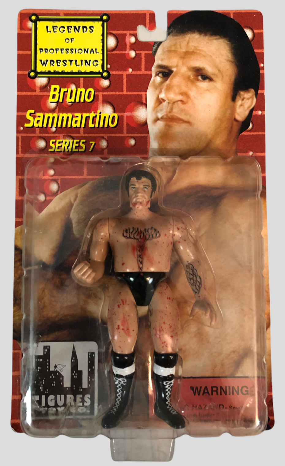 2000 FTC Legends of Professional Wrestling [Original] Series 7 Bruno Sammartino [With Blood]