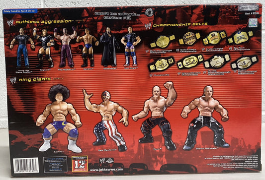 2005 WWE Jakks Pacific Titantron Live Toys 'R' Us Exclusive "Raw Superstars" Box Set: John Cena, Chris Jericho, Kurt Angle & Edge