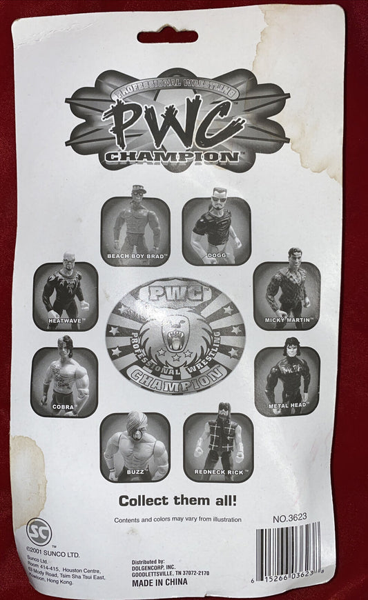 2001 Sunco Ltd. Professional Wrestling Champion Bootleg/Knockoff Micky Marvin