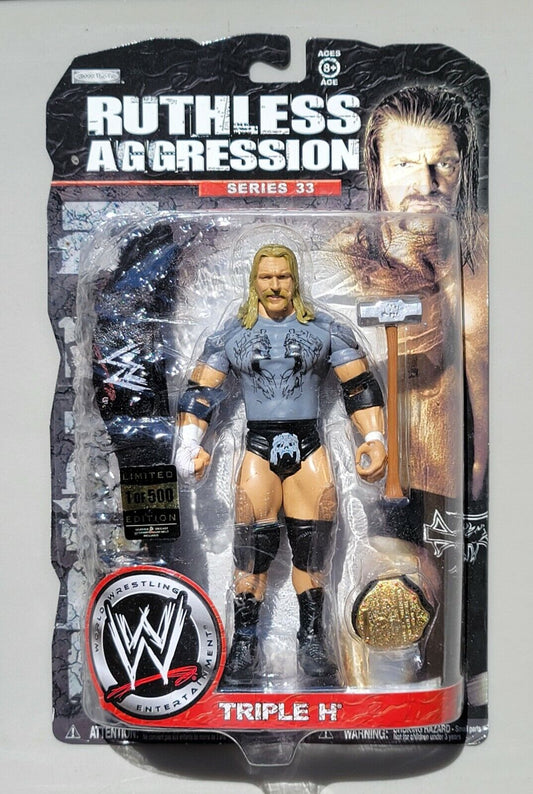 2008 WWE Jakks Pacific Ruthless Aggression Series 33 Triple H [Chase]