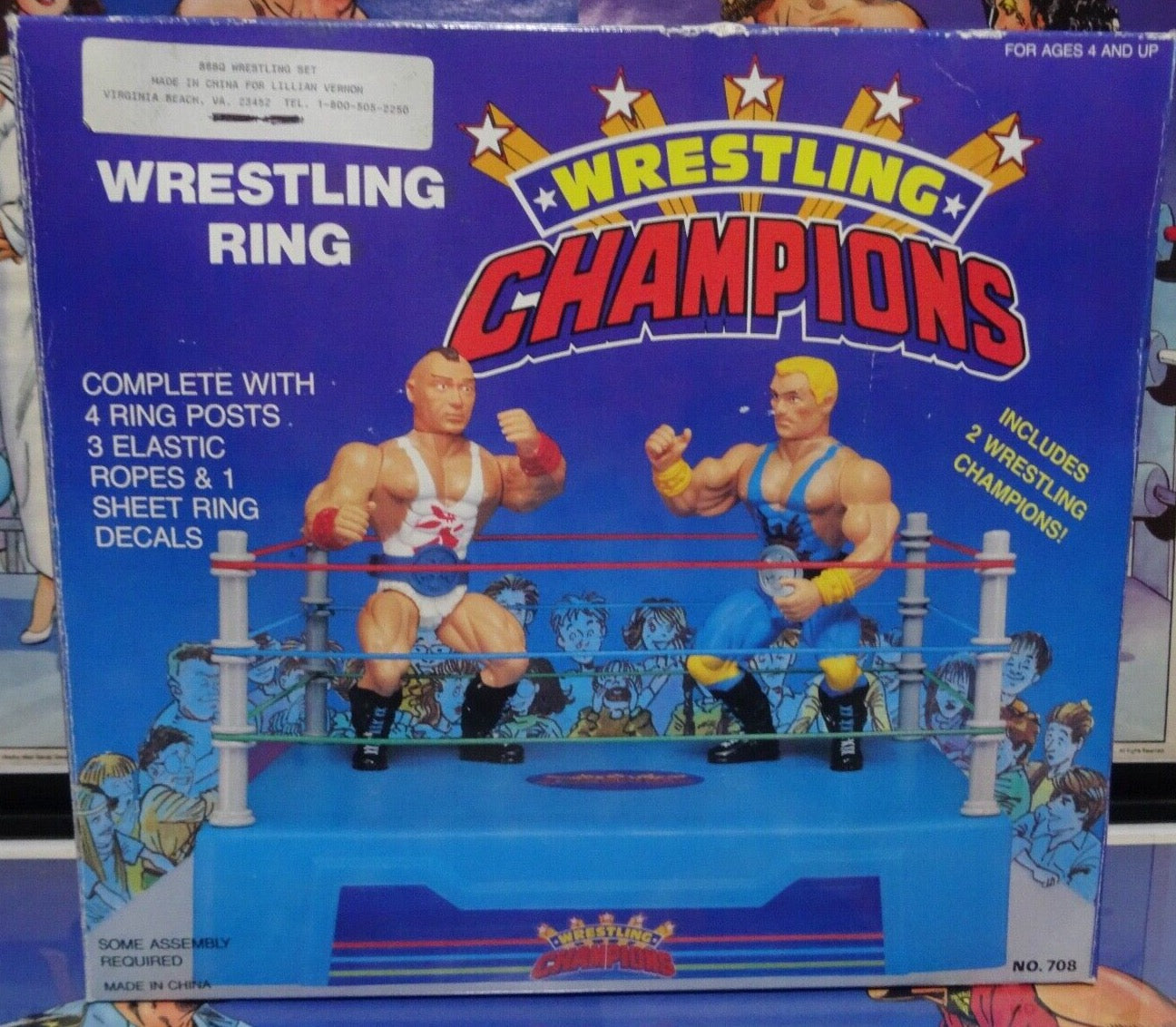 Wrestling Champions [Blue Card] Bootleg/Knockoff Figures