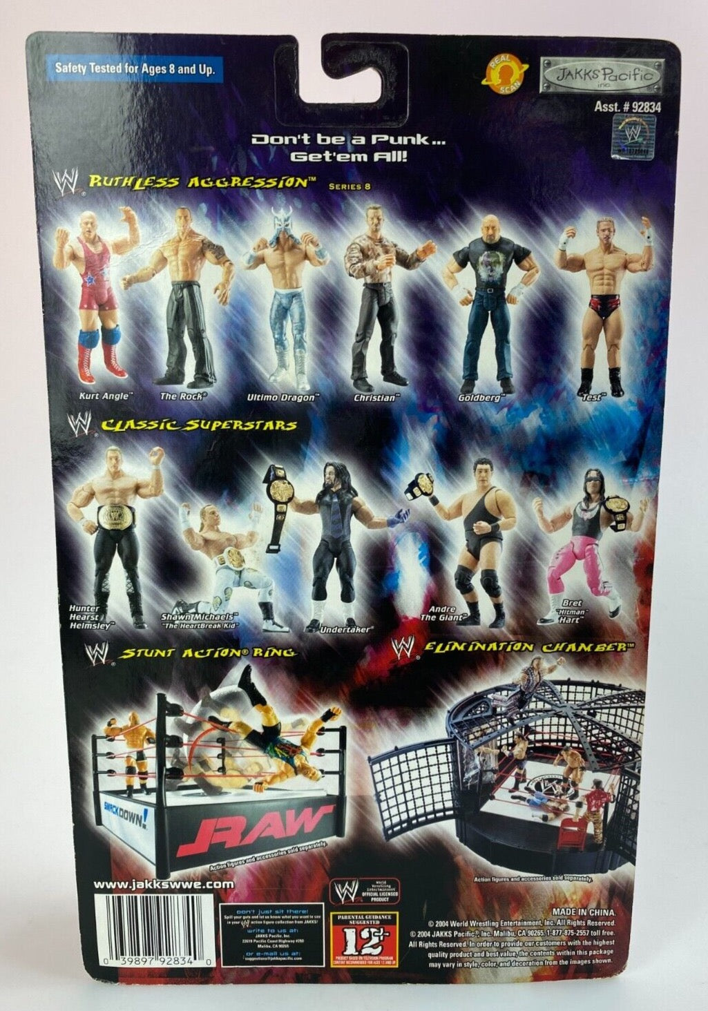 2004 WWE Jakks Pacific Ruthless Aggression Series 8 Christian