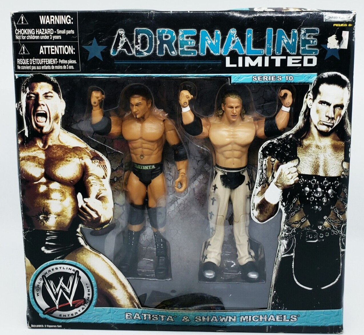2008 WWE Jakks Pacific Adrenaline Limited Batista & Shawn Michaels [Exclusive]
