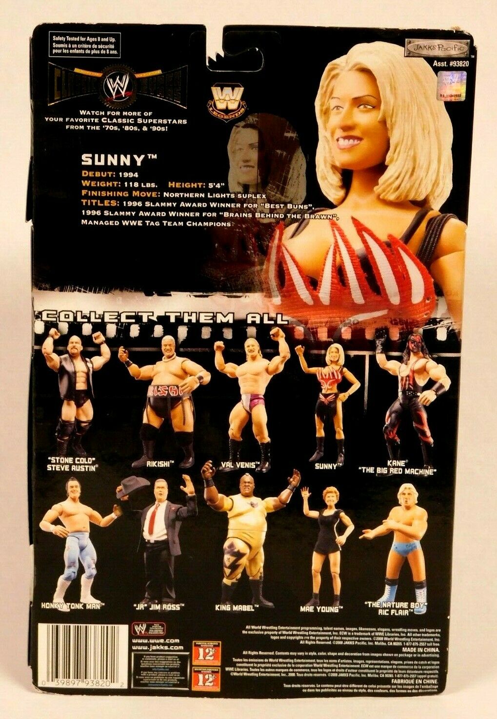 2008 WWE Jakks Pacific Classic Superstars Series 18 Sunny