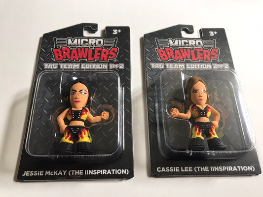 2022 Pro Wrestling Tees Micro Brawlers Limited Edition Iinspiration 2-Pack