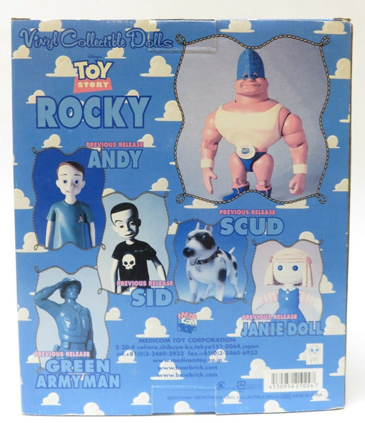 2002 Medicom Toy Disney's Toy Story Rocky the Wrestler Vinyl Collectible Doll
