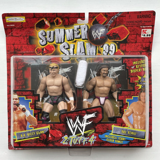 1999 WWF Jakks Pacific 2 Tuff Series 4 B.A. Billy Gunn & Val Venis