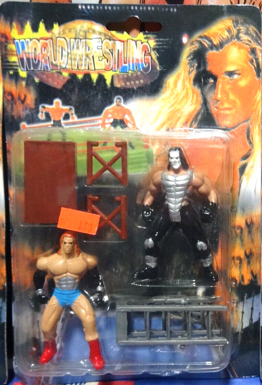 World Wrestling Bootleg/Knockoff WCW Toy Biz Steel Slammers 2-Pack [Sting & Lex Luger]