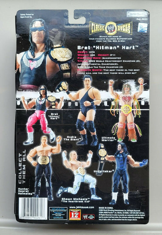 2004 WWE Jakks Pacific Classic Superstars Series 1 Bret "Hitman" Hart