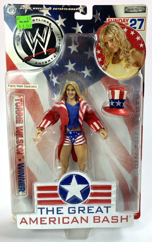 2004 WWE Jakks Pacific Ruthless Aggression Pay Per View Series 6 "Great American Bash" Torrie Wilson
