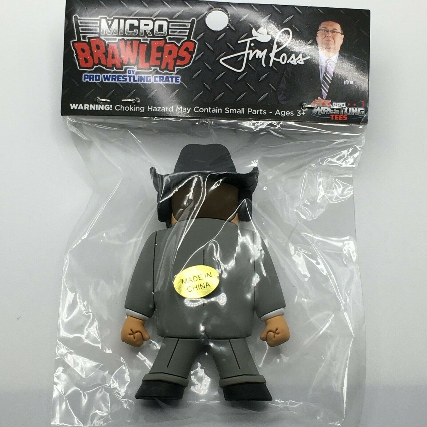 2019 Pro Wrestling Tees Crate Exclusive Micro Brawlers Jim Ross [March]