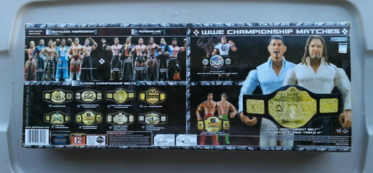 2005 WWE Jakks Pacific World Heavy Weight Belt [With Batista & Triple H]
