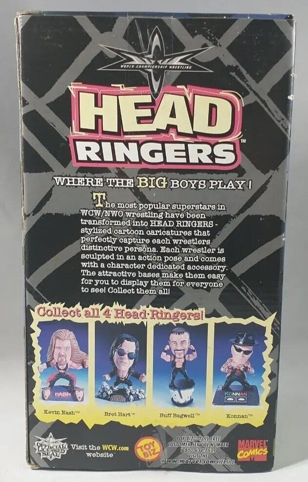 mwcw n W o HEAD RINGERS フィギュア 1999 WCW nWo Hulk Hogan Head Ringers WWE WWF Statue ToyBiz 77184