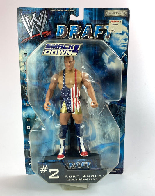 2002 WWE Jakks Pacific SmackDown! Draft R-3 Tech Kurt Angle