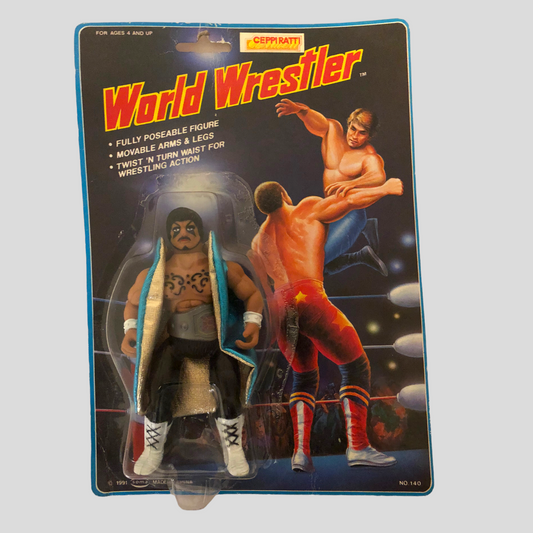 1991 Soma World Wrestler Black Hawk