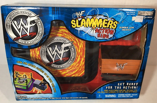 2002 WWF Jakks Pacific Slammers Action Ring [With Orange Mat]