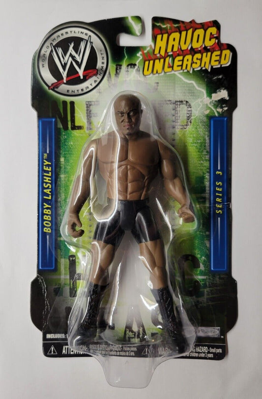 2007 WWE Jakks Pacific Bone-Crunching Action Havoc Unleashed Series 3 Bobby Lashley