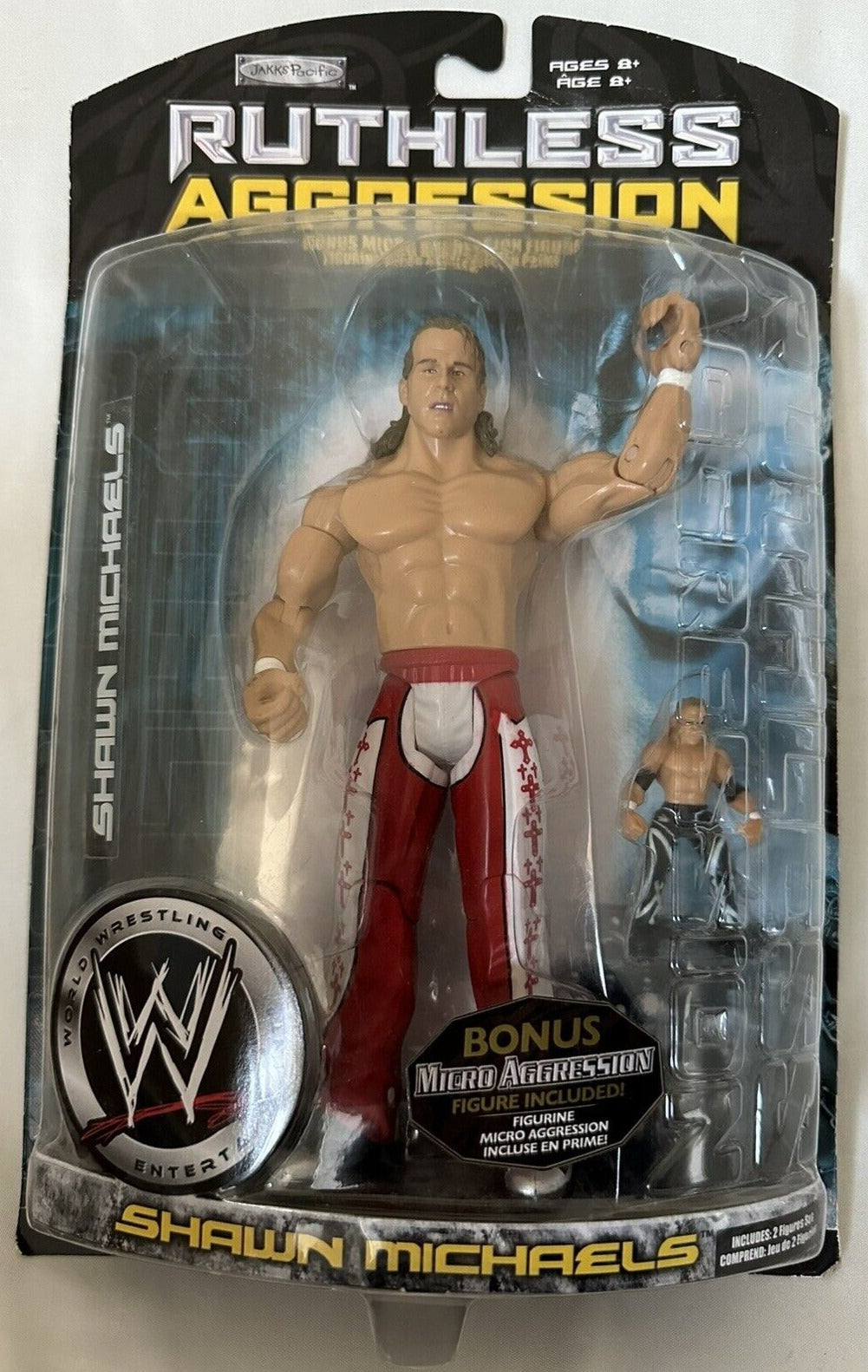 2009 WWE Jakks Pacific Ruthless Aggression With Micro Aggression Series 2 Shawn Michaels