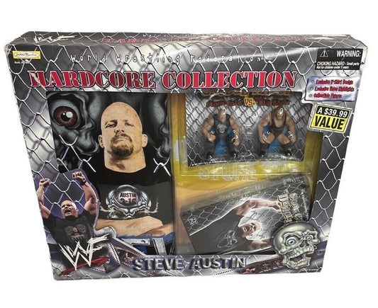 1999 WWF Jakks Pacific Steve Austin Hardcore Collection [With Stone Cold & Big Show Brawl-4-All Figures]