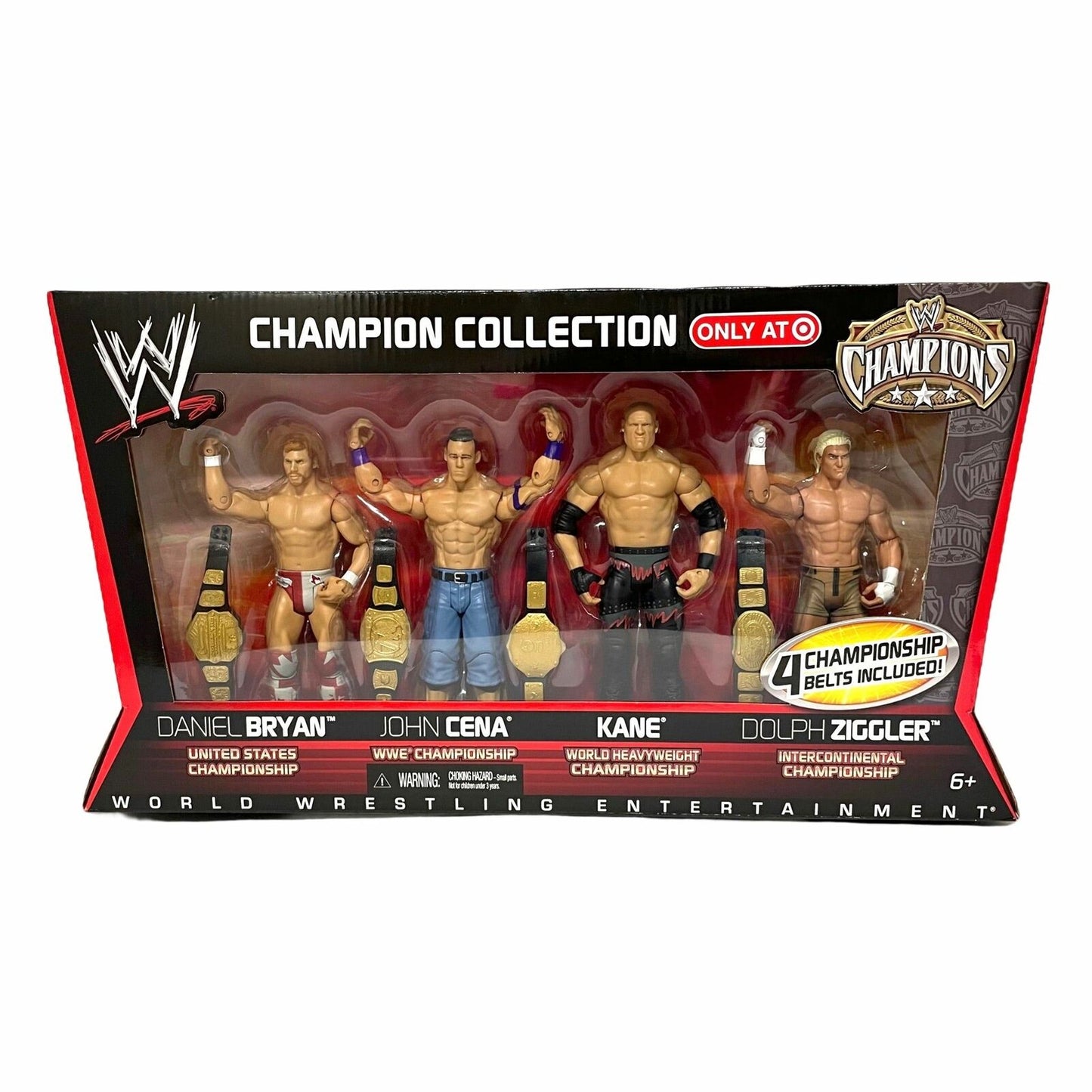 2011 WWE Mattel Basic Champions Collection: Daniel Bryan, John Cena, Kane & Dolph Ziggler [Exclusive]