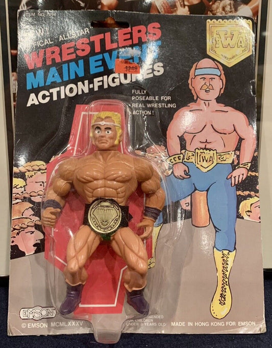 1985 Emson Bootleg/Knockoff IWA Wrestlers Main Event Action Figure