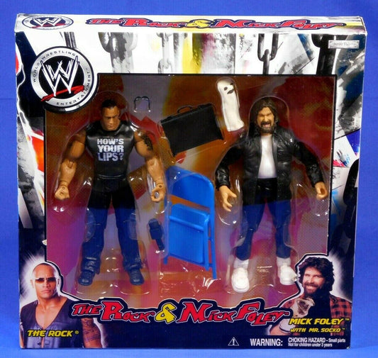 2004 WWE Jakks Pacific Multipack: The Rock & Mick Foley [Exclusive]