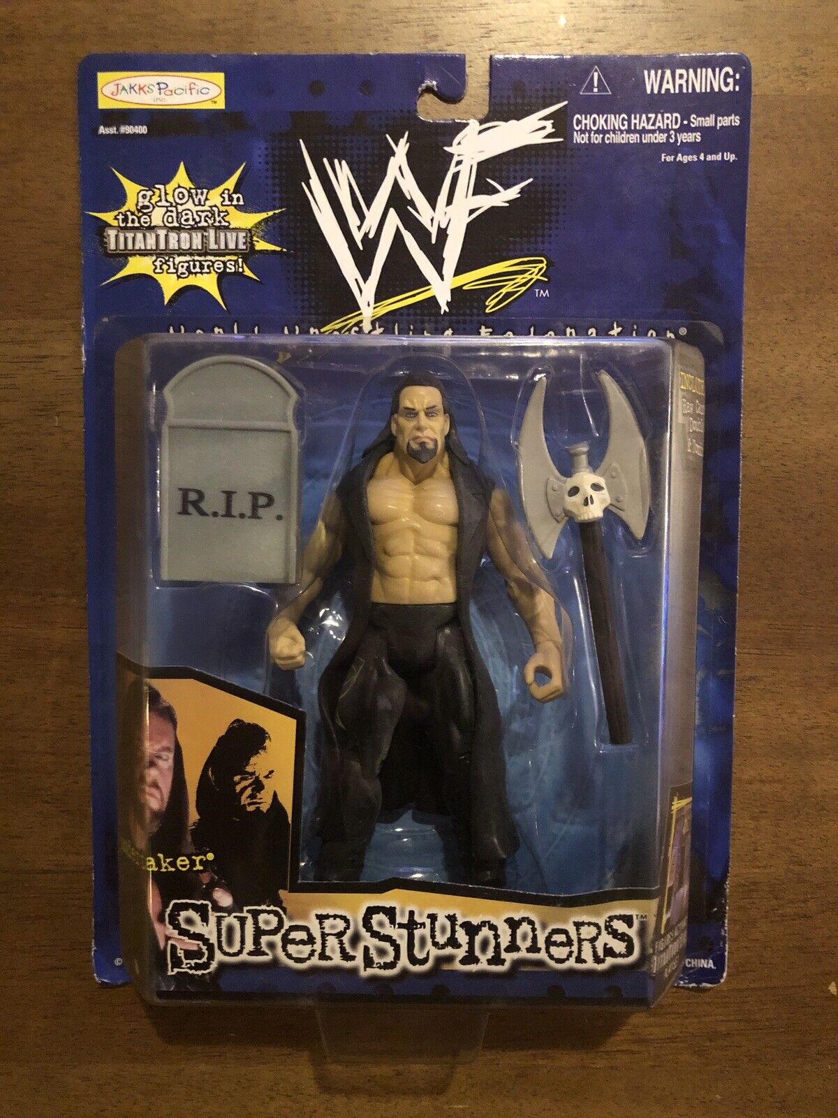 1999 WWF Jakks Pacific Titantron Live Super Stunners Undertaker ...