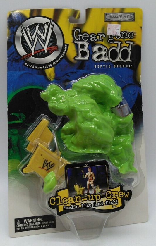 2002 WWE Jakks Pacific Septic Sludge Series 2 "Gear Gone Badd" Clean-Up Crew