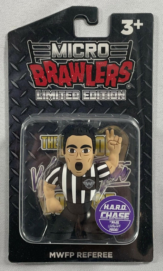 2021 Major Wrestling Figure Podcast Micro Brawlers MWFP Referee [Chase]