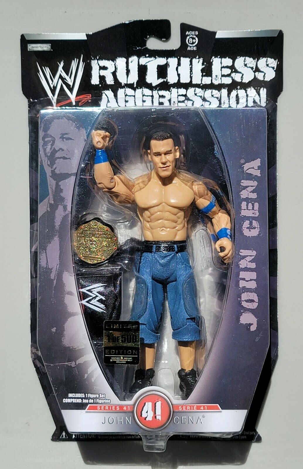 2009 WWE Jakks Pacific Ruthless Aggression Series 41 John Cena [Chase]