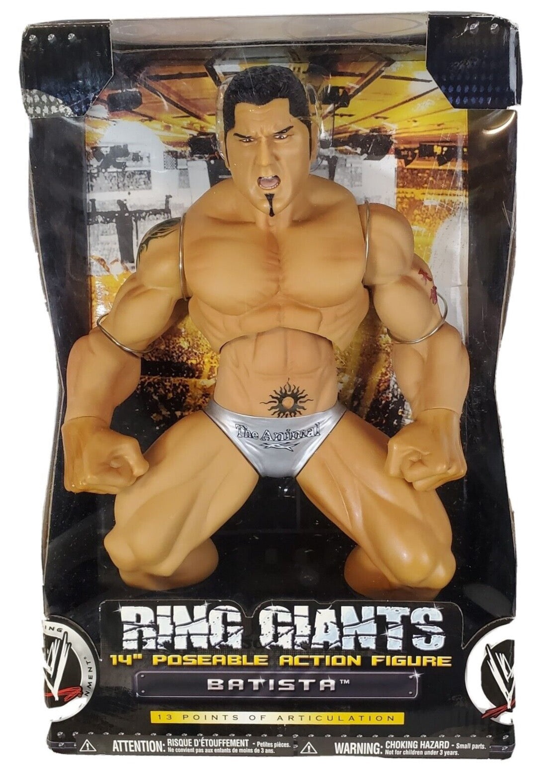 2005 WWE Jakks Pacific Ring Giants Series 4 Batista
