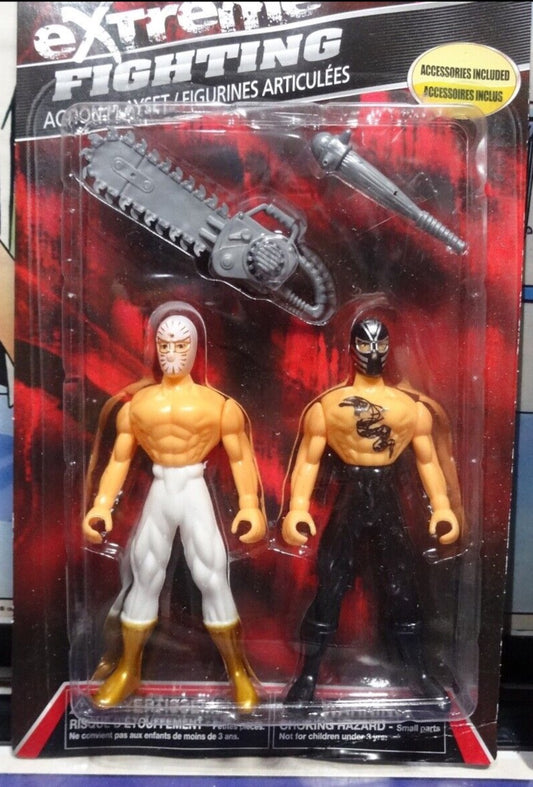 Extreme Fighting Bootleg/Knockoff 2-Pack with Chainsaw & Spiked Bat