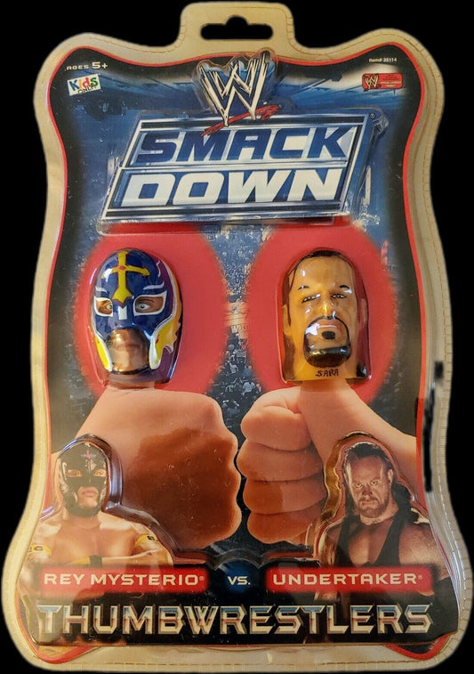 2007 WWE Kids Only SmackDown Thumbwrestlers: Rey Mysterio vs. Undertaker