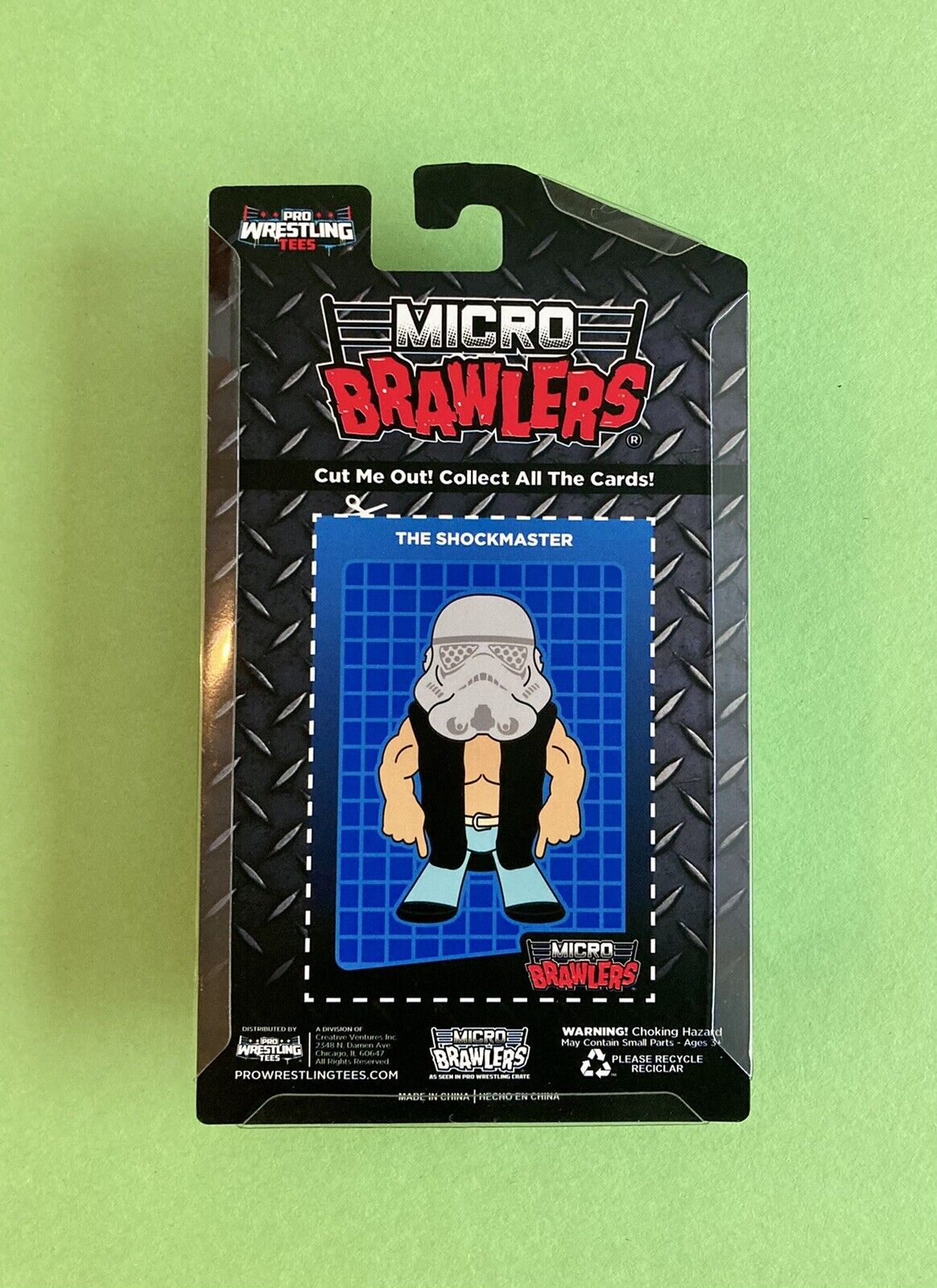 2022 Pro Wrestling Tees Crate Exclusive Micro Brawlers The Shockmaster [May, Chase]