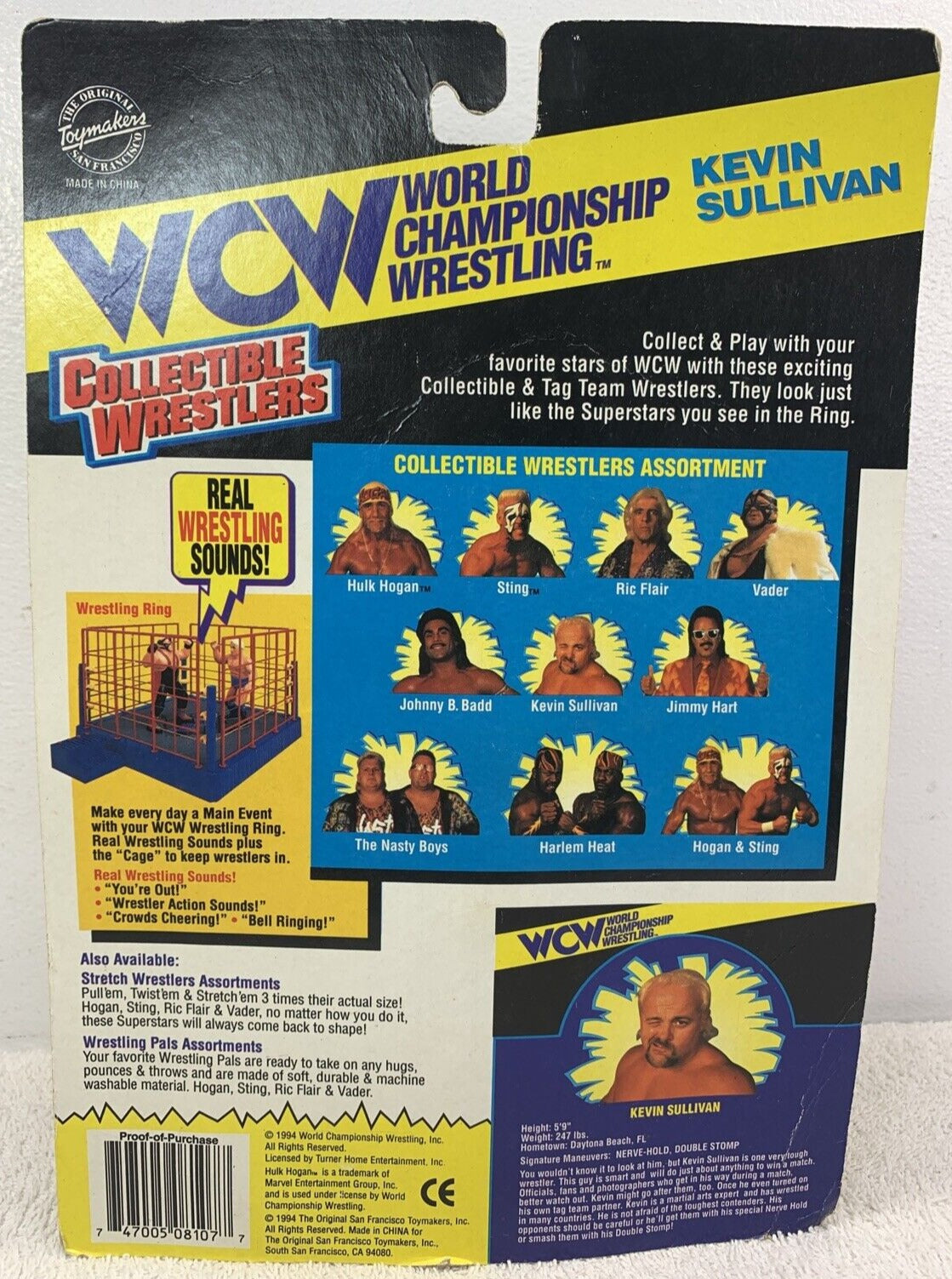 1995 WCW OSFTM Collectible Wrestlers [LJN Style] Series 1 Kevin Sullivan