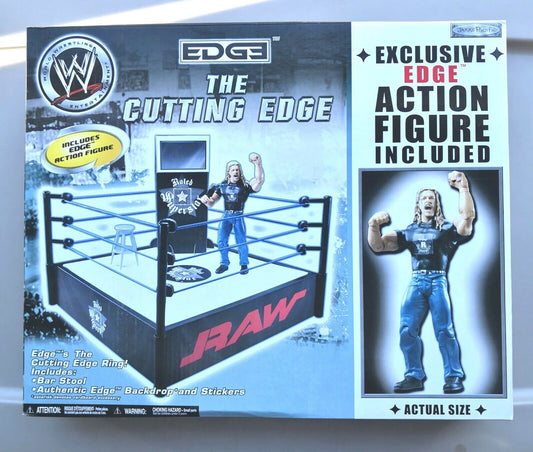 2006 WWE Jakks Pacific The Cutting Edge Ring [Raw Edition, With Edge]