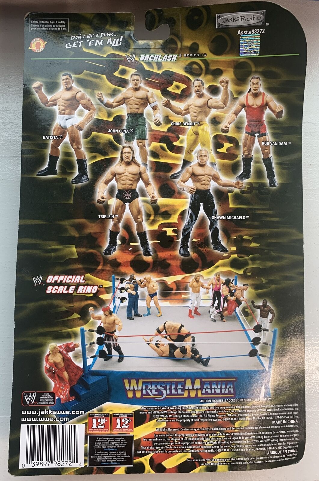 2007 WWE Jakks Pacific Titantron Live Backlash Series 10 Chris