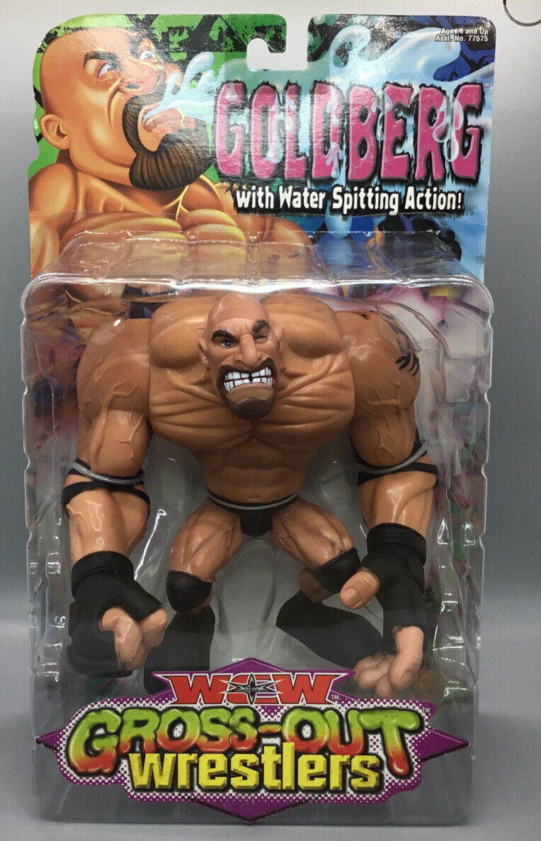 2000 WCW Toy Biz Gross-Out Wrestlers Goldberg