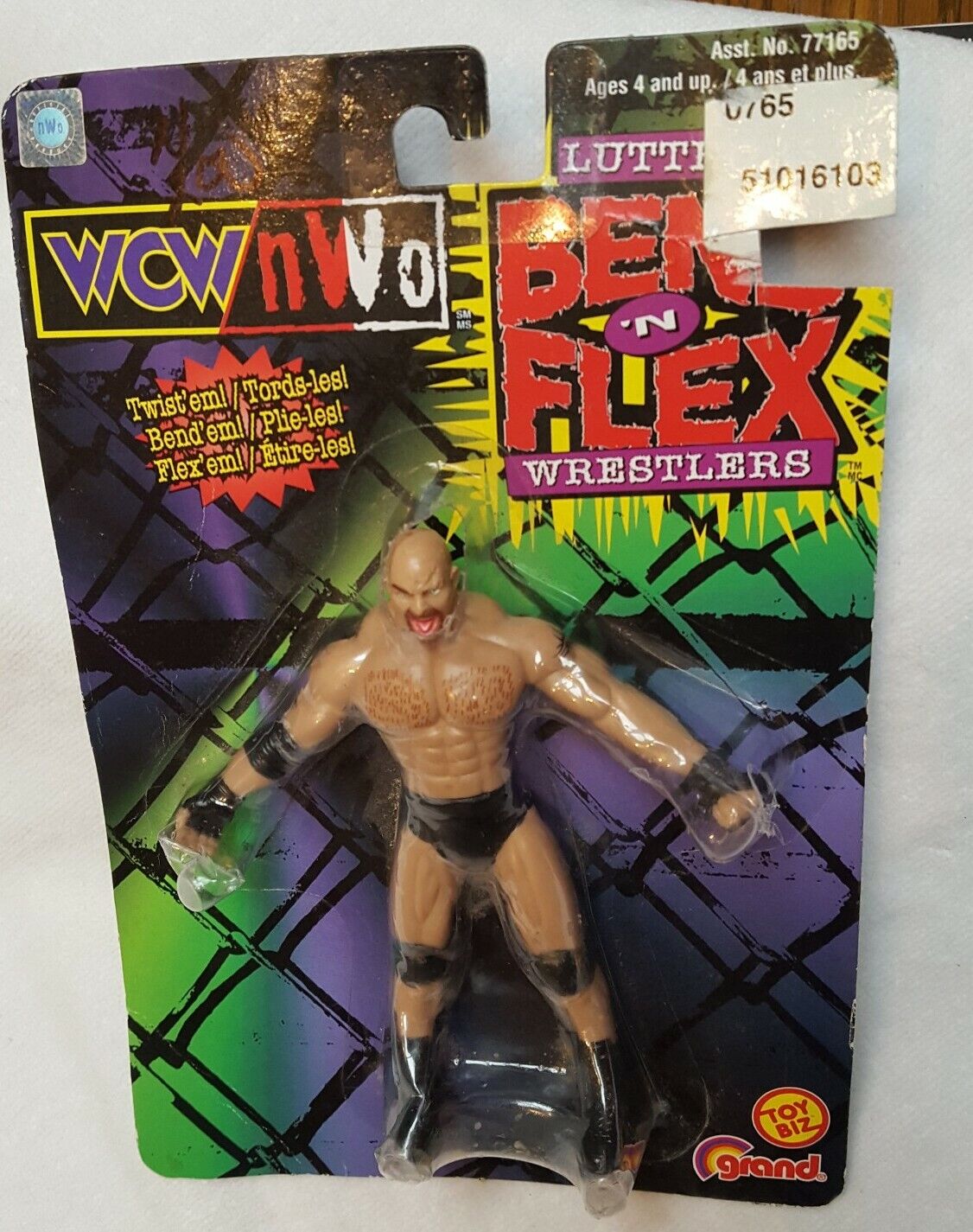 2000 WCW Toy Biz Bend 'N' Flex Goldberg