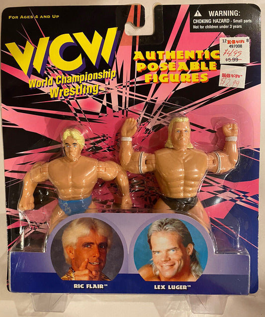 1998 WCW OSFTM 4.5" Articulated 2-Packs: Ric Flair & Lex Luger