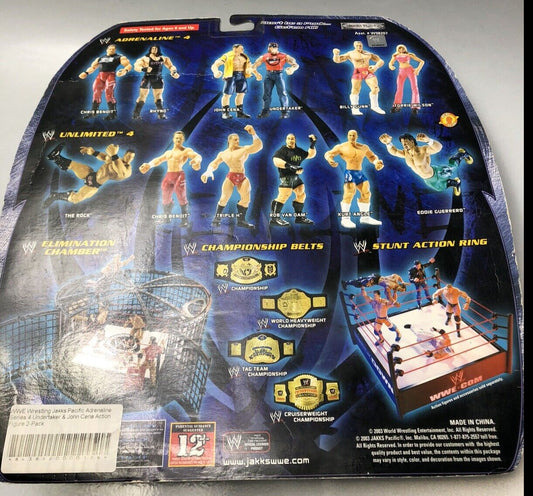 2004 WWE Jakks Pacific Adrenaline Series 4 Undertaker & John Cena
