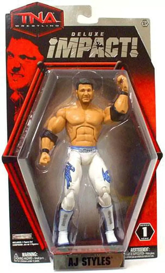 2010 TNA/Impact Wrestling Jakks Pacific Deluxe Impact! Series 1 AJ Styles [With Stubble]