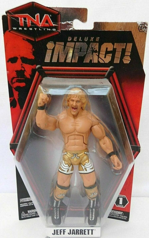 2010 TNA Wrestling Jakks Pacific Deluxe Impact! Series 1 Jeff Jarrett [With Light Hair]