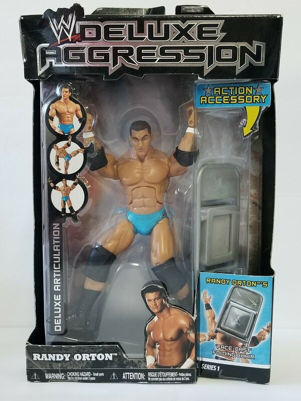 2005 WWE Jakks Pacific Deluxe Aggression Series 1 Randy Orton