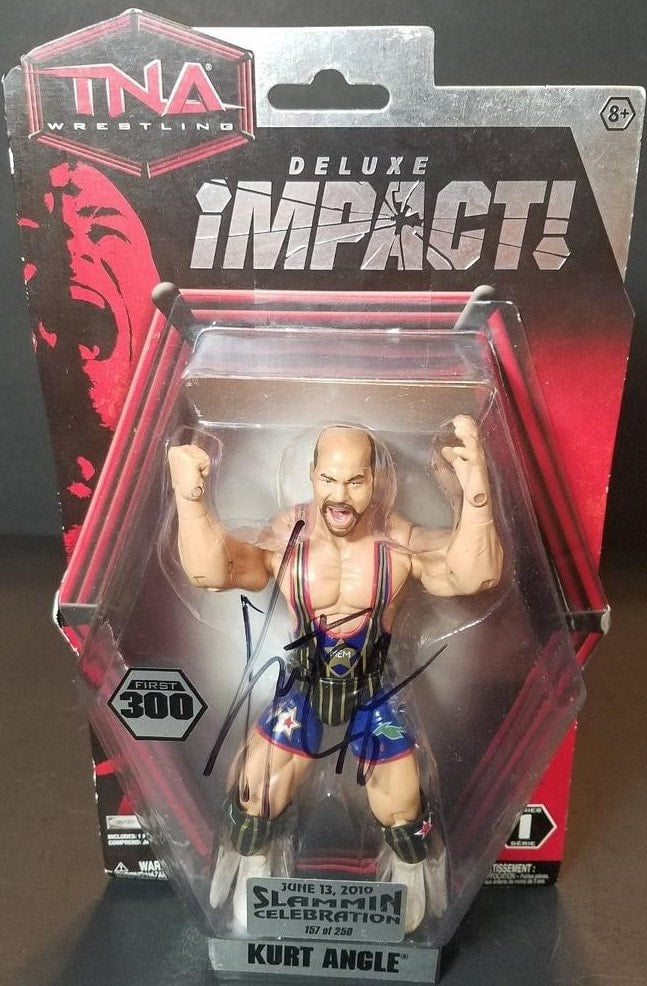 2010 TNA Wrestling Jakks Pacific Deluxe Impact! Series 1 Kurt Angle [Slammin' Celebration Edition]